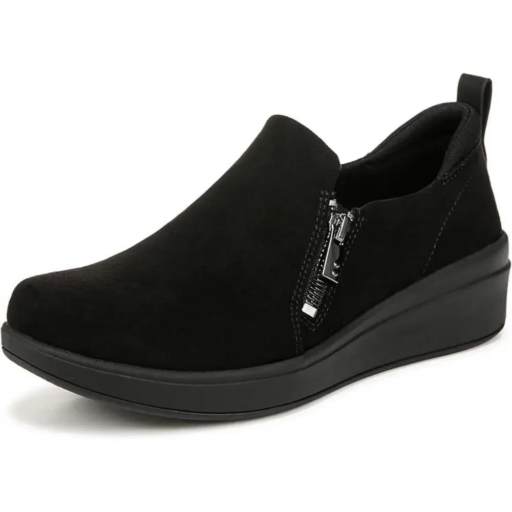 Ryka Luminous I8637F1002 Sneakers Women's 10 Black Slip On Walking Shoes GAL1068